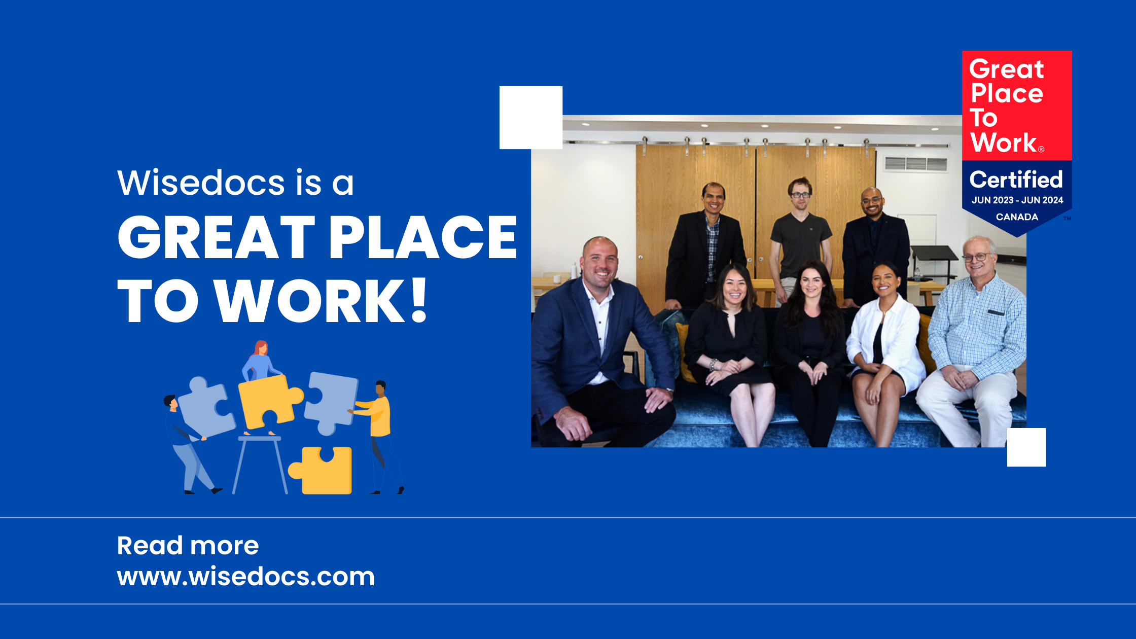 Wisedocs • Blog Wisedocs is a Great Place to Work!